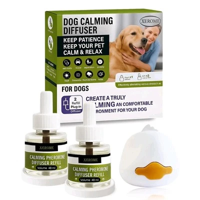 XEROME 3 in 1 Dog Calming plug-in Reffils Pheromones Refill Vial For Stress