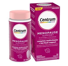 2 Pack 60 Count Centrum Menopause Support – Multivitamin + Hot Flash Relief