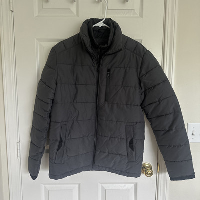  M&S Collection Black Quilted Puffer Jacket with Thermowarmth  Size Small