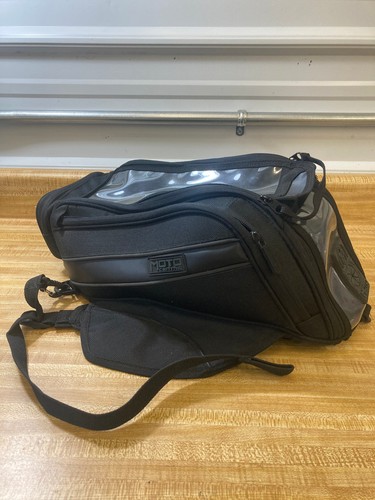 MotoCentric Magnetic Motorcycle Tank Bag & Backpack, Clean, Excellent Cond.