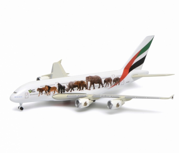 Schuco 1:600 Emirates Emirates Airbus A380-800 aircraft alloy model