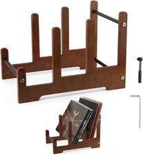 Vinyl Record Display Stand, 3-Tier LP Holder for 12 in Albums,14.45X9.65X10.24In
