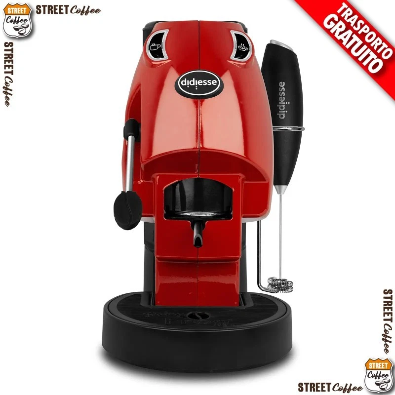 Macchina caffè DIDIESSE BABY Frog Coffee Tea + FRULLINO Nero Nera  + OMAGGIO - Immagine 4 di 4