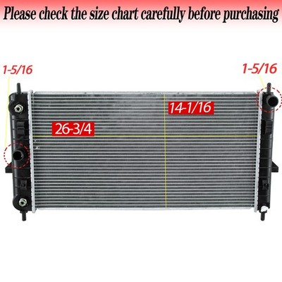 #2608 Radiator Fit 2005-10 Chevy Cobalt07~10 Pontiac G5 03-07 Saturn Ion AT MT