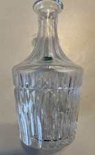 Wallace Company Crystal Glenmore Pattern Glass Decanter 9&rdquo; NO Stopper Germany