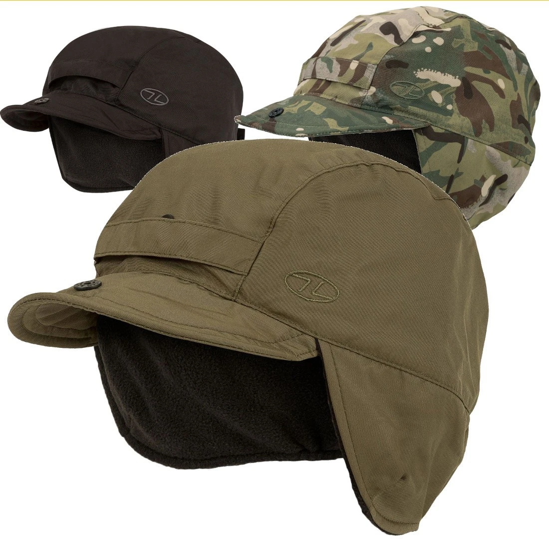 Highlander Waterproof Mountain Hat Cap Breathable Thermal Fleece Lined Winter