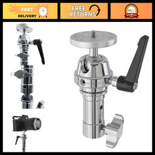 Heavy-Duty 1/4" Thread Ball Head Adapter for Tripods Camera Mounts