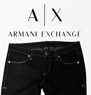 Armani Exchange Jeans   with Gold Metallic Bar!