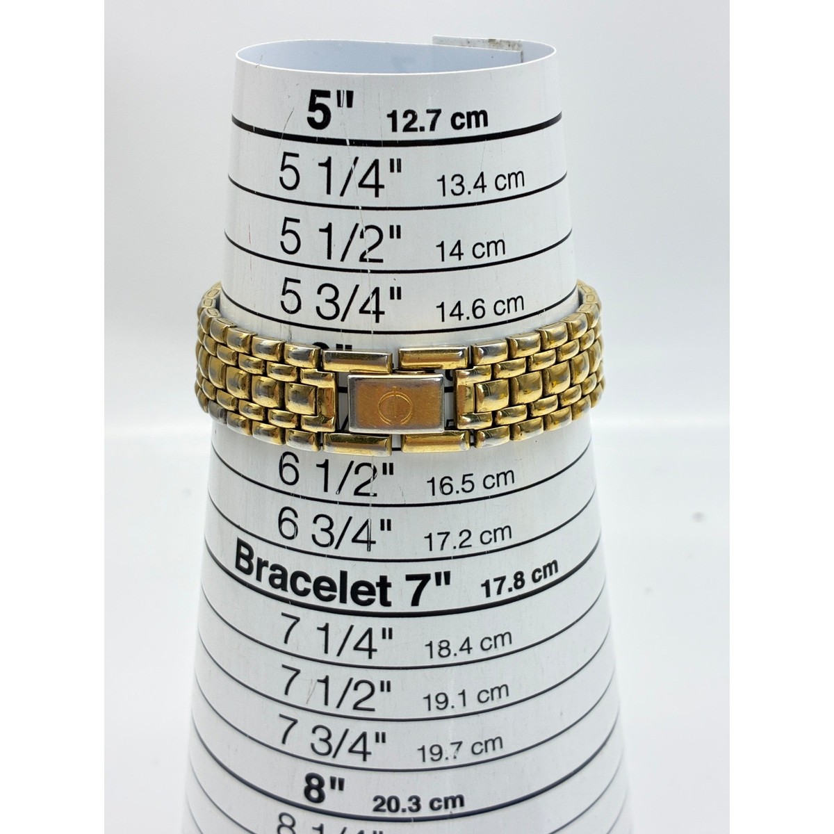 Vintage Elgin Quartz Watch Asymmetrical Triangle Black Dial Two Tone ED323-007 Vintage Elgin Diamond Quartz Two Tone Women main image 4