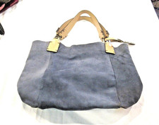 Cromia blue suede purse handbag pocketbook, m...