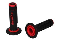 Domino 2K Lenker Griffe Geschlossen Schwarz/Rot