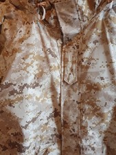 Original USMC US MARINES MARPAT DESERT JACKE Buzz OFF Med-Reg Medium