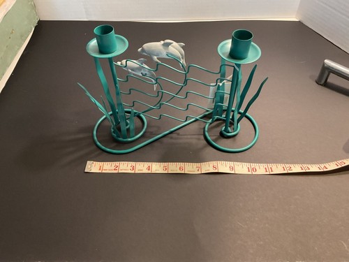 2 candelabros ligeros delfines marsopas Dennis East 2000 - Imagen 9 de 16