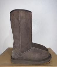 UGG Tall Chocolate Boots Kids Youth 5 Girls