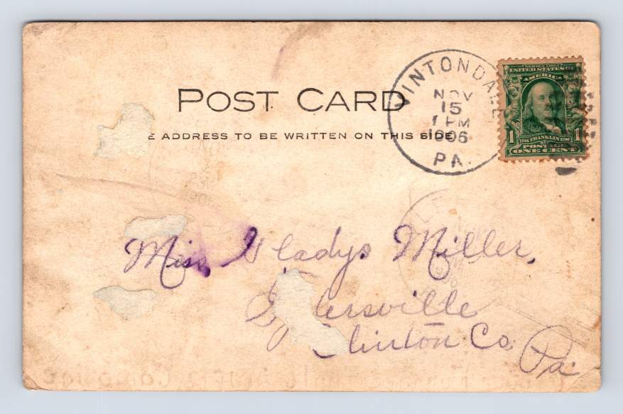 Ritter Furnace RPPC Vintondale Pennsylvania Antique Cambria County