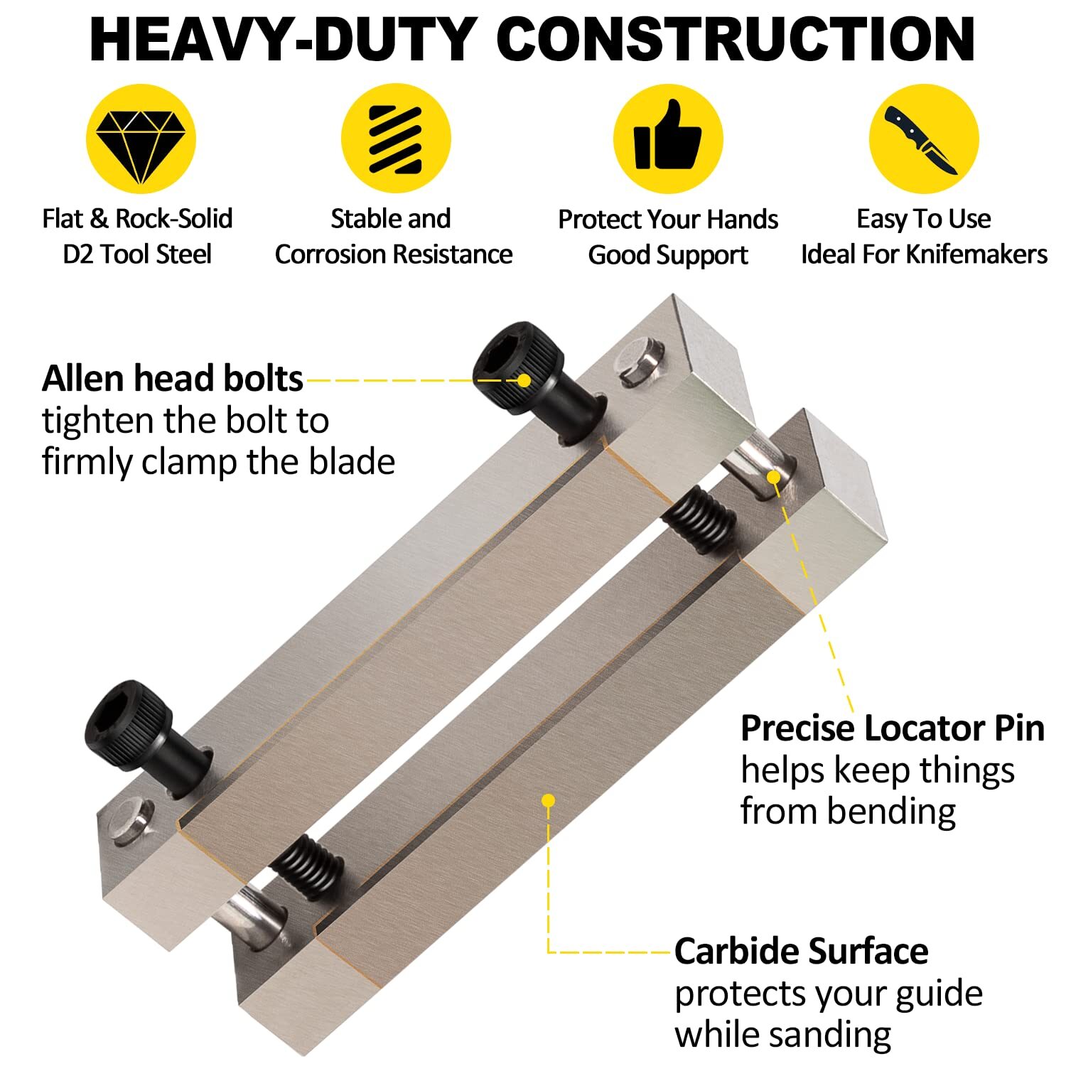 File Guide with Carbide Surface For Knife Making Tool Knife Makers