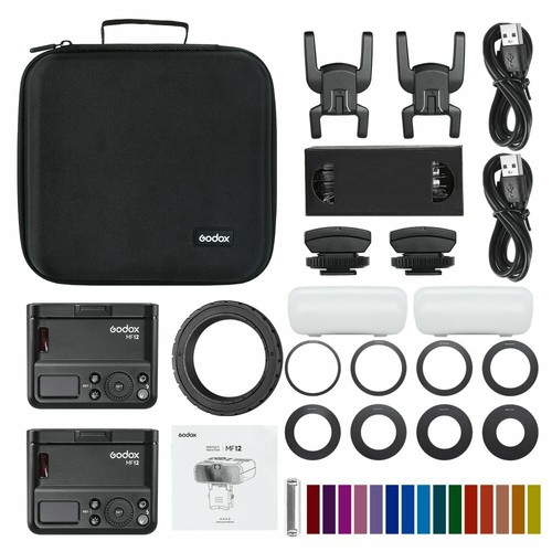 Godox MF12 MF12-K2 Macro Flash TTL Two-Light Kit Speedlite For Nikon Sony Canon - Picture 5 of 12