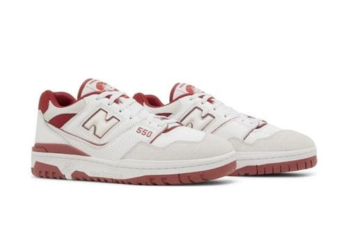 Size 9 New Balance 550 NB White Terracotta Red Astro Dust BB550STF Men's - 第 4/6 張圖片