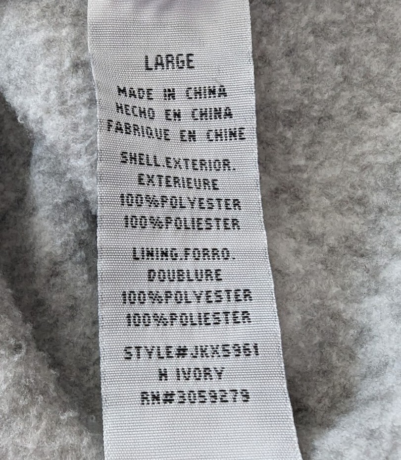 THREAD AND SUPPLY Light Gray Pullover IWomen's Si… - image 8