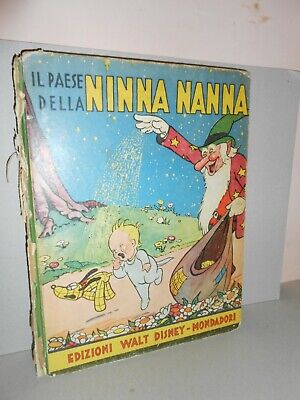 Walt Disney Il Paese Della Ninna Nanna 1935 Mondadori Cartonato Raro Topolino Ebay