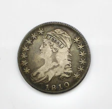 1810 Cent Capped Bust Half Dollar VF/Very Fine