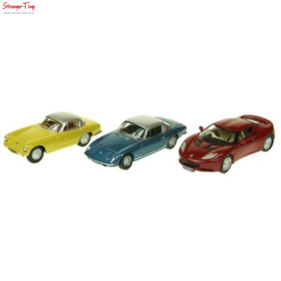 OXFORD DIECAST 76SET28 - 1/76 3 PIECE LOTUS SET ELAN/ELITE/EVORA