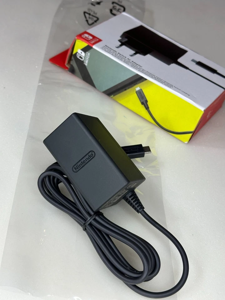 CARICATORE NINTENDO SWITCH CARICABATTERIA ALIMENTATORE AC ADAPTER per DOCK TV - Immagine 4 di 4