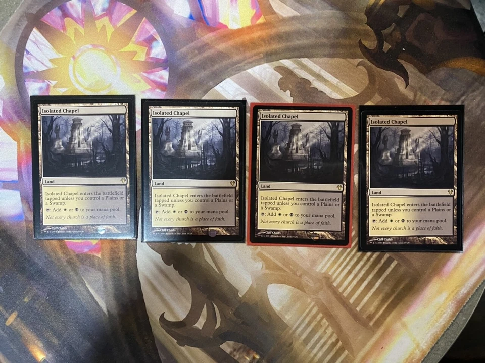 Mtg Isolated Chapel Rares Modern Event Deck LOT X4 Near Mint Copies  - Image 2 of 3