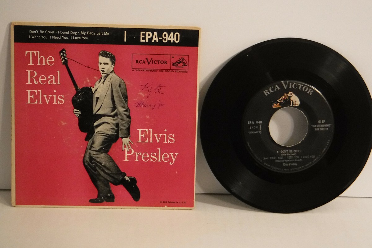 エルヴィス・プレスリー レコード Elvis Presley, The Real Elvis 1956 RCA Victor EPA-940 Rock EP | eBay