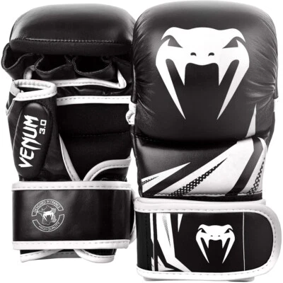 Venum Challenger 3.0 MMA and Boxing Sparring Gloves - Black/White