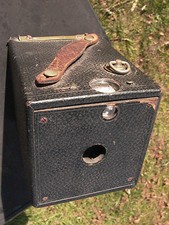 Ansco Box Camera 1894 patent 101 film 9x9cm sized prints wood build working 9 