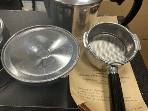Vintage 70s SIGNOR SALTON EX-3 Electric Espresso Cappuccino Coffee Maker NEW Ex3 - Picture 6 of 13