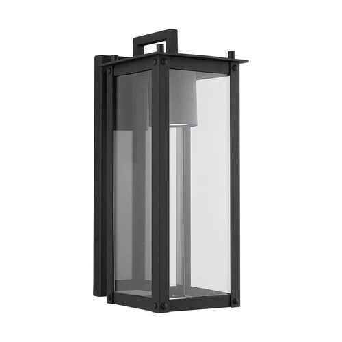 Capital Lighting 934611-GL Black Hunt Single Light 15"H Outdoor Wall Sconce - Picture 2 of 4