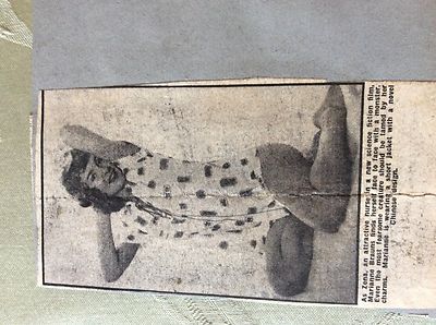 A2n Ephemera 50er Jahre Bild Marianne Brauns Schauspielerin Sci Fi 