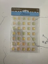 Westrim Craft Element by Creativity Pastel Epoxy Letter Stickers 35 PC Scrapbook