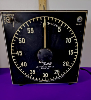 GraLab Universal Photography Timer Model 168 by Dimco Gray Co. - TESTED WORKS
