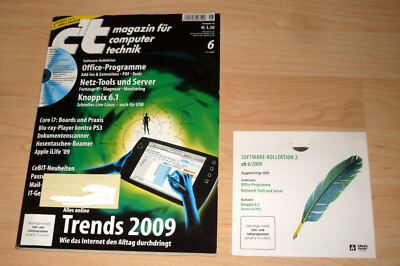 Computer PC Zeitung Zeitschrift - C't 6 / 2009 + DVD Software Kollektion 2