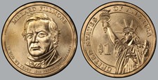  2010 P Uncirculated Millard Fillmore Presidential Dollar