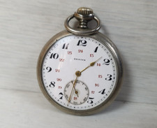 Vintage Collectible ZENITH Grand Prix Paris 1900 Pocket Watch Enamel Dial