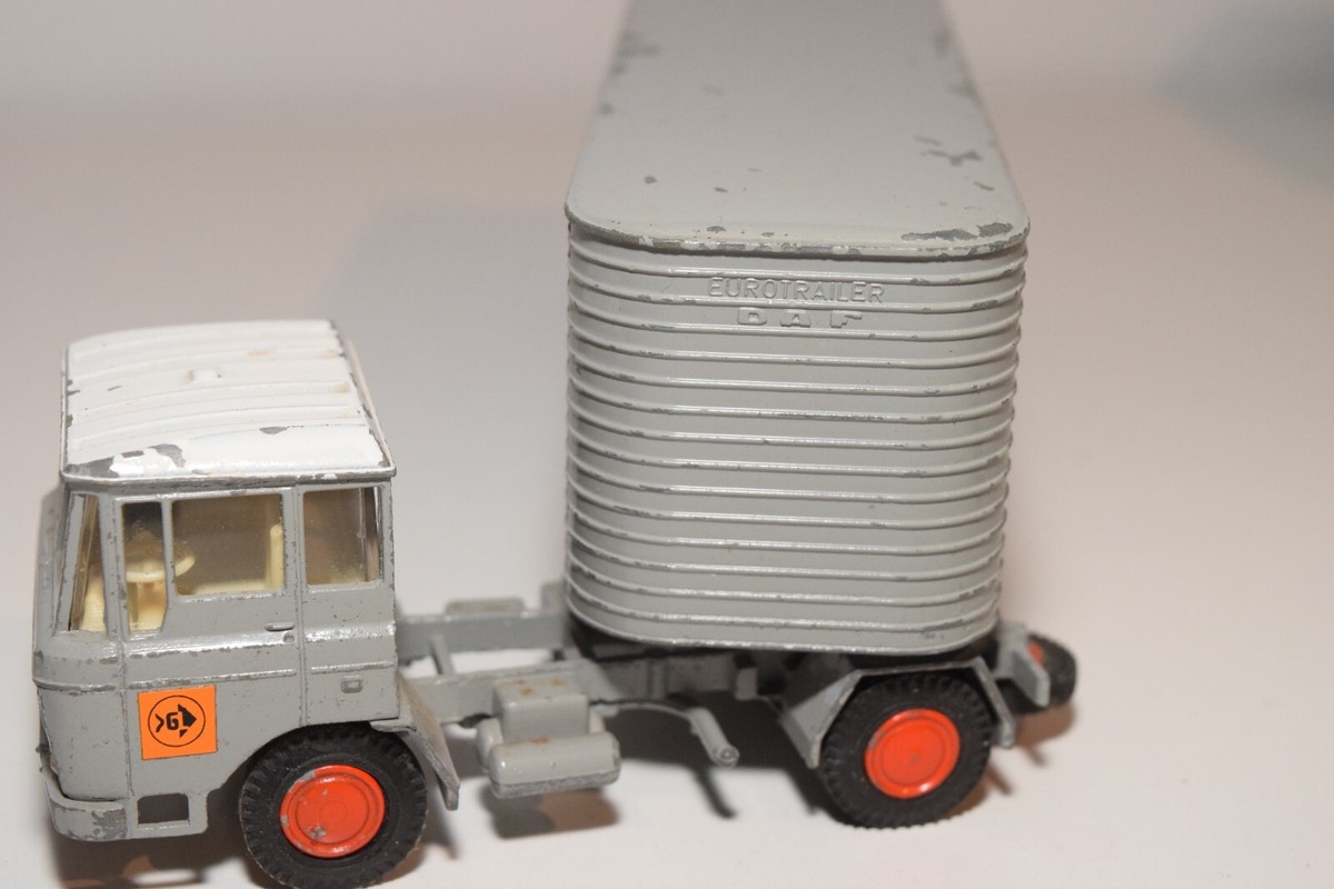 A82 1:50 LION CAR LION TOYS DAF 2600 TRUCK TRIALER VAN GEND