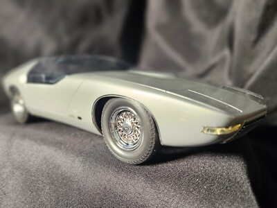 RARE BOS Models Opel CD Concept 1969 Silver 1:18 Scale Inv. #0712