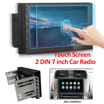 7'' 2Din Android 9.1 Touch Screen Bluetooth USB Car Stereo GPS Wifi 2G RAM