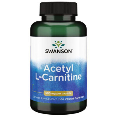 Swanson, Acetyl L-Carnitine, 500mg, 100 Kapseln - Blitzversand