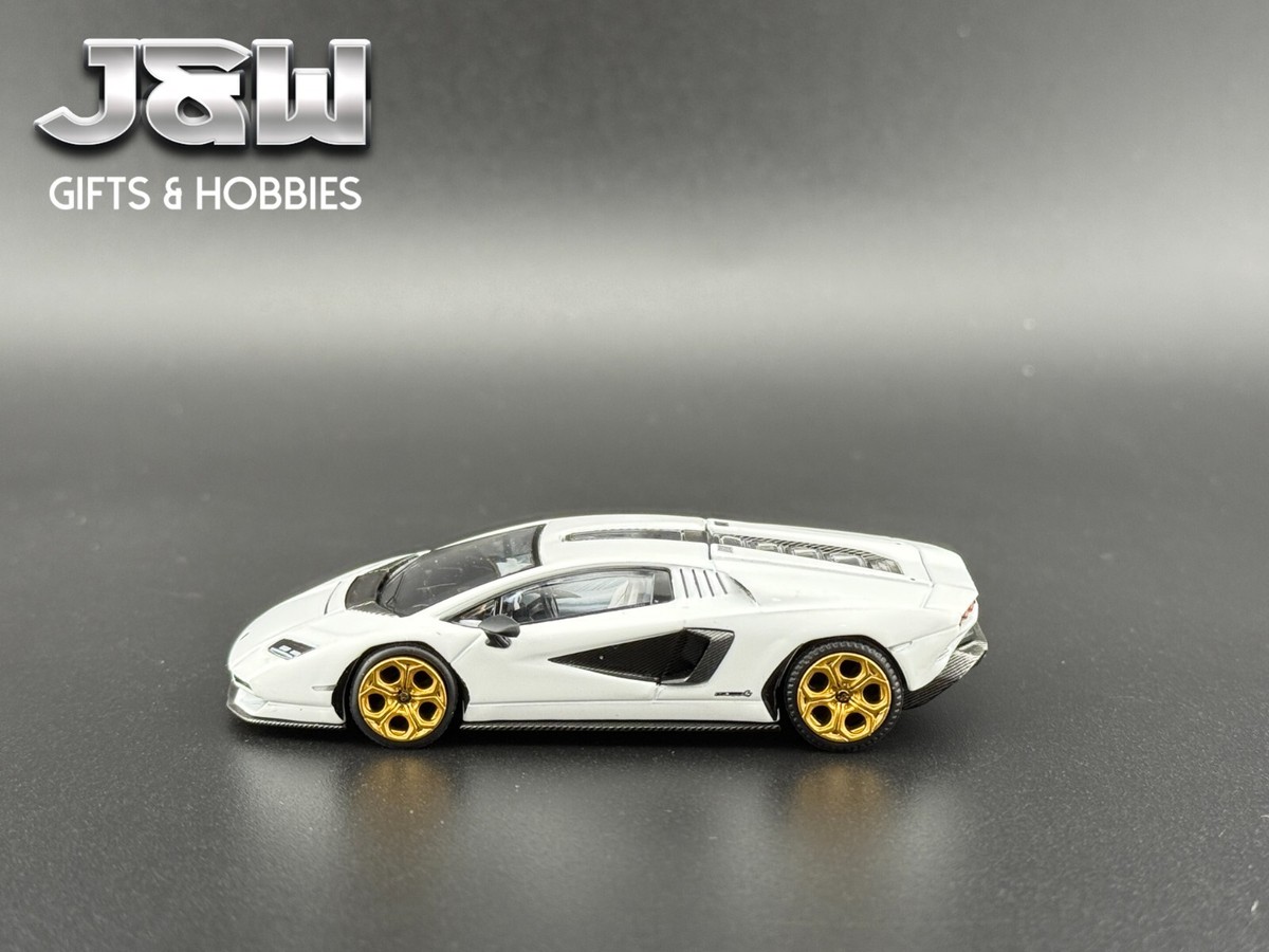 Pop Race Lamborghini Countach LPI 800-4 White 1/64 | eBay