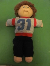 Vintage 1978-1982 Cabbage Patch Kid Doll 16" with Football Outfit #31.
