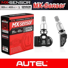 Autel TPMS Sensor MX-Sensor 315MHz + 433MHz Programmable Universal Tyre Valve