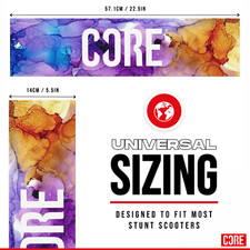 Core Stunt-Scooter Griptape 5,5" x 22,5" Universal Fit 30+ Designs KOSTENLOSE AUFKLEBER