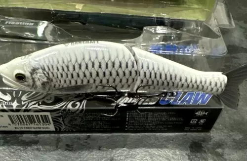 Gan Craft Jointed Claw 178 F REALIVE COLOR U-19 Faint Glow Shad 7" 2oz NIB