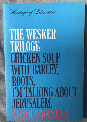 THE WESKER TRILOGY: Arnold Wesker, paperback