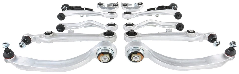 Front Suspension Control Arm Kit Delphi For 1998-2001 Audi A6 Quattro 1999 2000 - Image 2 of 4